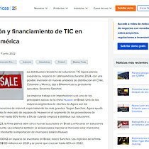Inversin y financiamiento de TIC en Latinoamrica